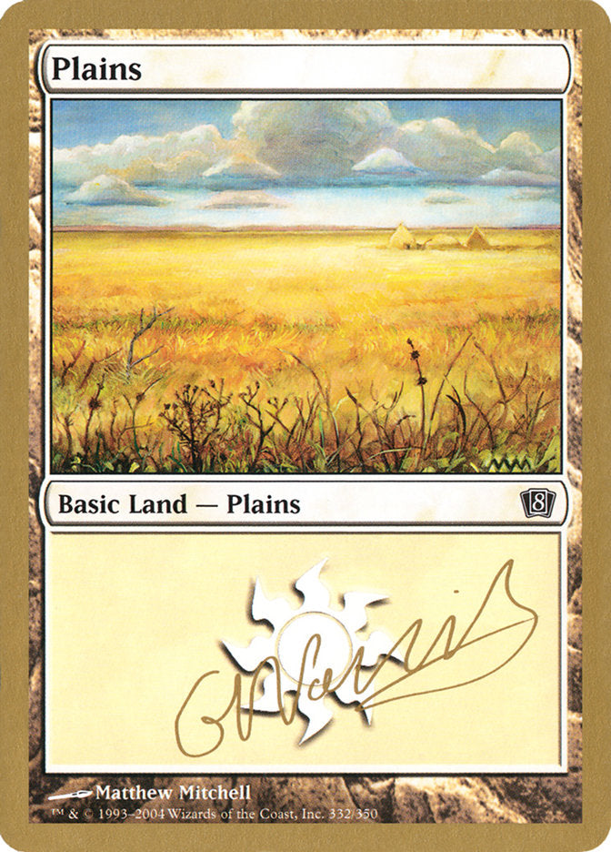 Plains (gn332) (Gabriel Nassif) [World Championship Decks 2004] | Gear Gaming Bentonville