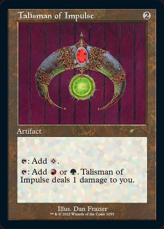 Talisman of Impulse (Foil Etched) [Secret Lair Drop Series] | Gear Gaming Bentonville