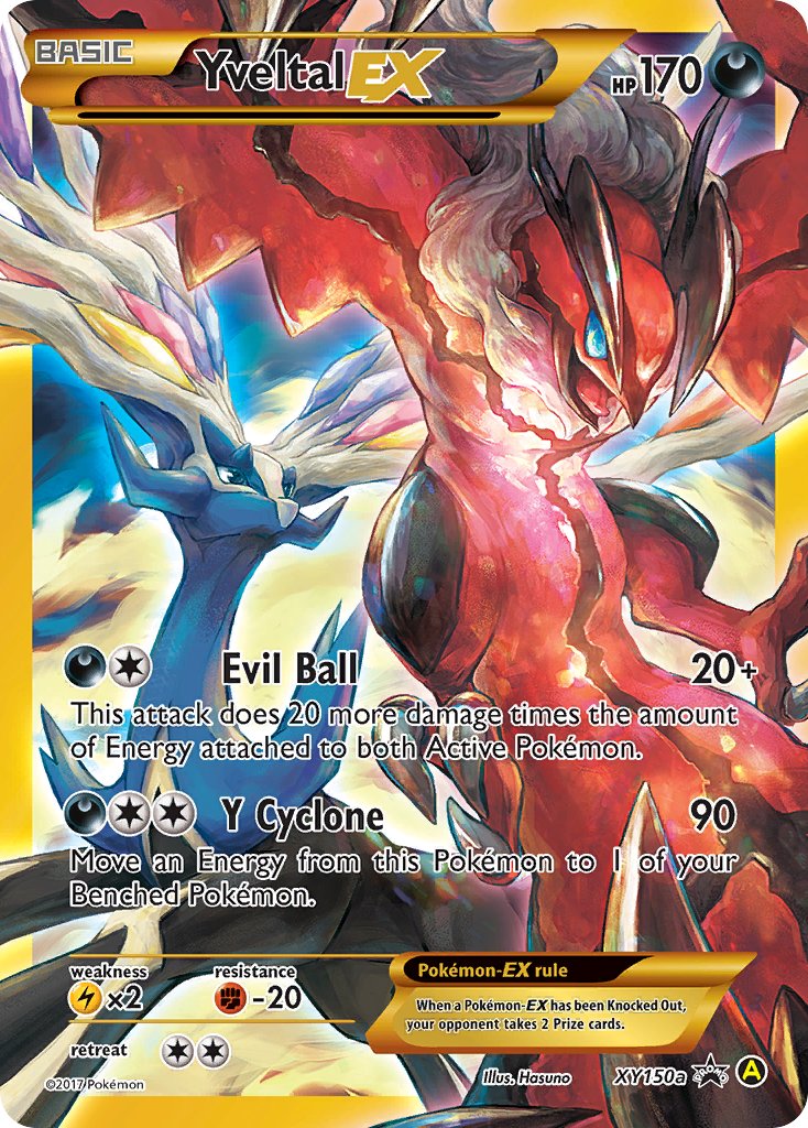 Yveltal EX (XY150a) [Alternate Art Promos] | Gear Gaming Bentonville