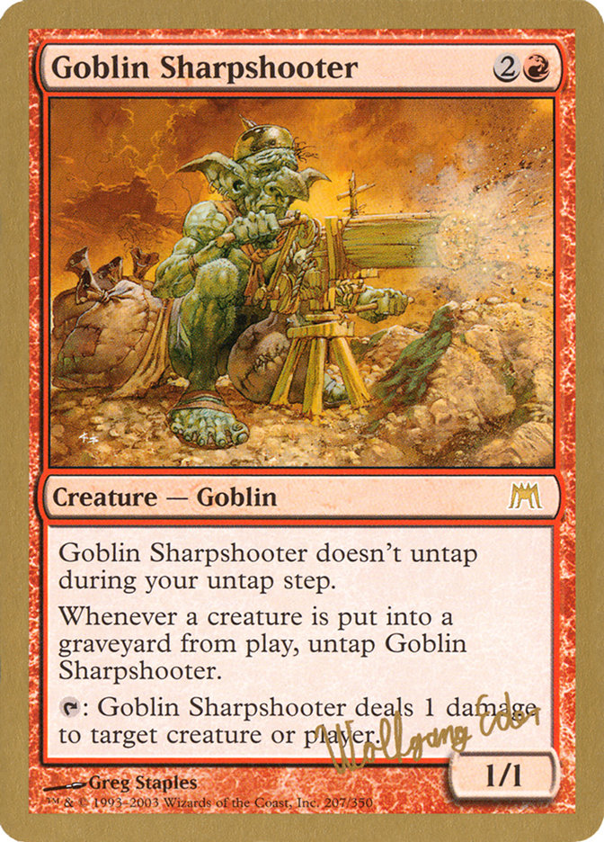 Goblin Sharpshooter (Wolfgang Eder) [World Championship Decks 2003] | Gear Gaming Bentonville