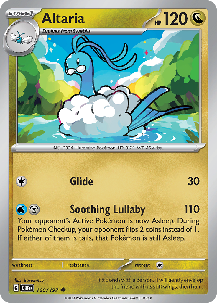 Altaria (160/197) [Scarlet & Violet: Obsidian Flames] | Gear Gaming Bentonville