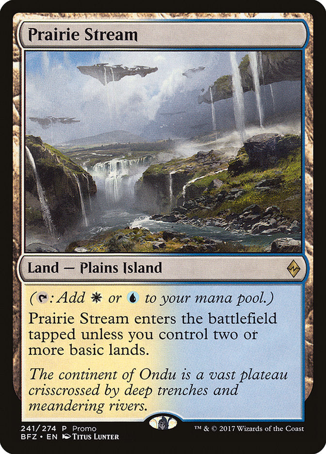 Prairie Stream (Promo) [Standard Showdown Promos] | Gear Gaming Bentonville