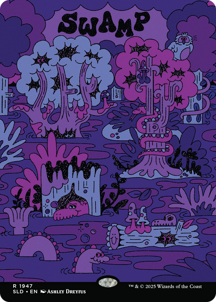 Swamp (1947) [Secret Lair Drop Series] | Gear Gaming Bentonville