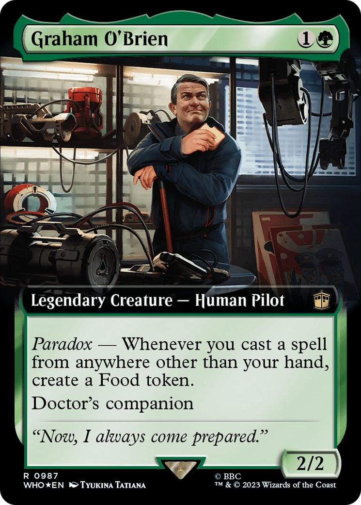 Graham O'Brien (Extended Art) (Surge Foil) [Doctor Who] | Gear Gaming Bentonville