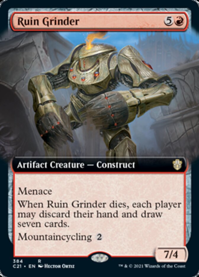 Ruin Grinder (Extended Art) [Commander 2021] | Gear Gaming Bentonville
