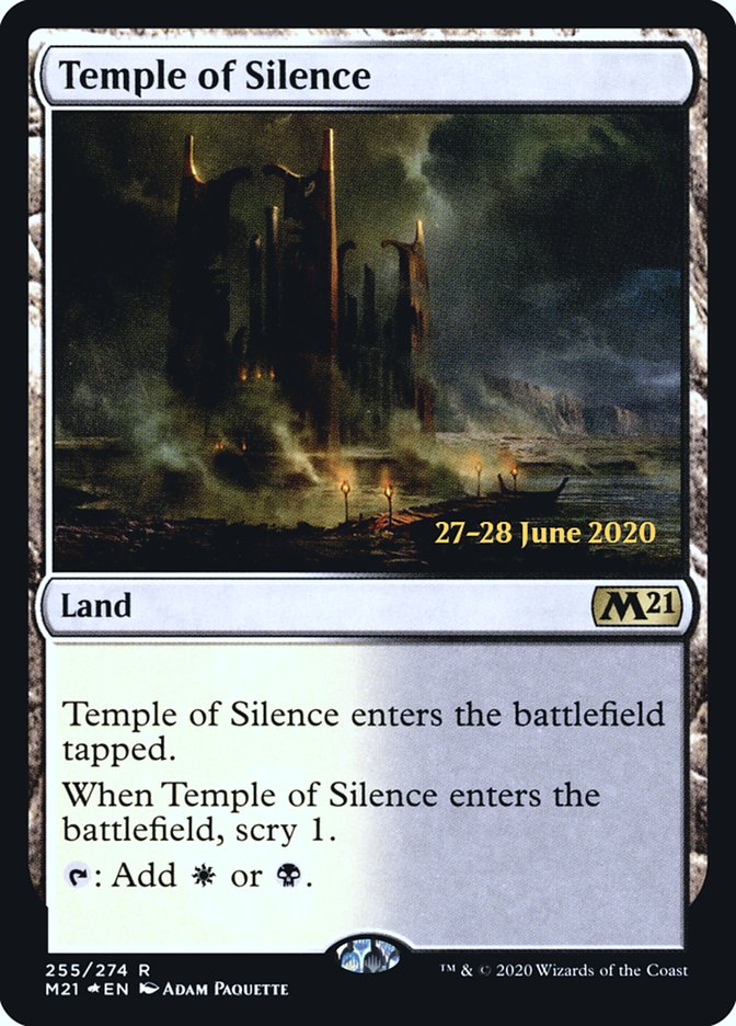 Temple of Silence [Core Set 2021 Prerelease Promos] | Gear Gaming Bentonville