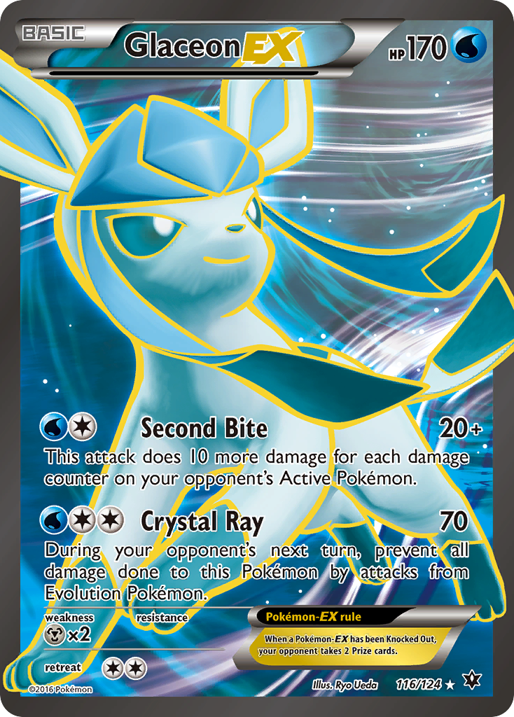 Glaceon EX (116/124) [XY: Fates Collide] | Gear Gaming Bentonville