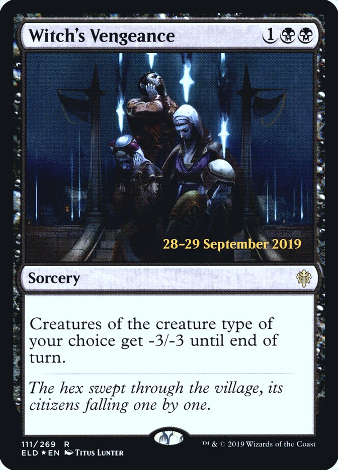 Witch's Vengeance [Throne of Eldraine Prerelease Promos] | Gear Gaming Bentonville