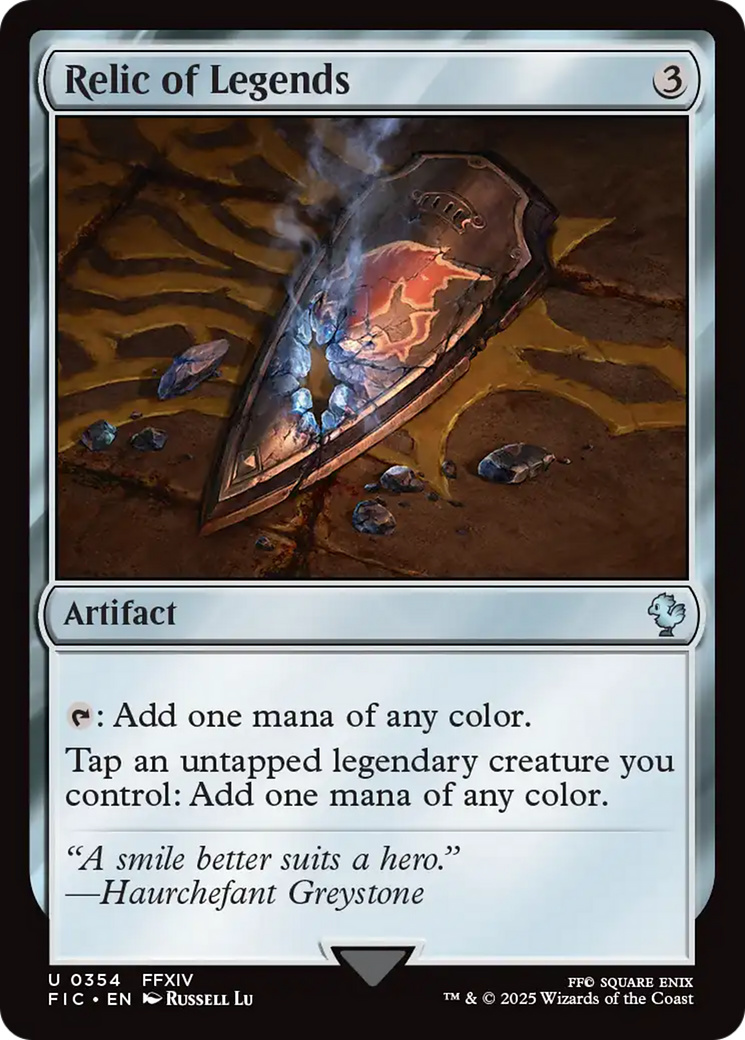 Relic of Legends [FINAL FANTASY Commander] | Gear Gaming Bentonville