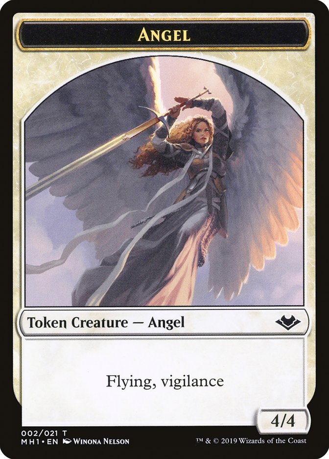 Shapeshifter (001) // Angel (002) Double-Sided Token [Modern Horizons Tokens] | Gear Gaming Bentonville