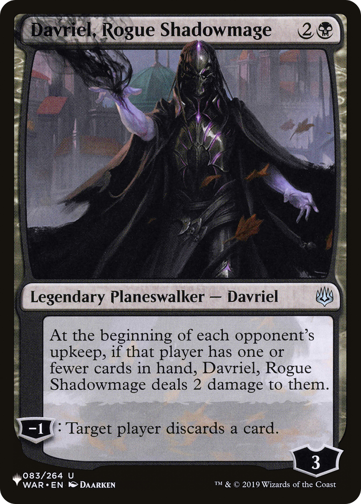 Davriel, Rogue Shadowmage [The List Reprints] | Gear Gaming Bentonville