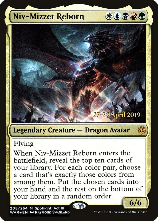 Niv-Mizzet Reborn [War of the Spark Prerelease Promos] | Gear Gaming Bentonville