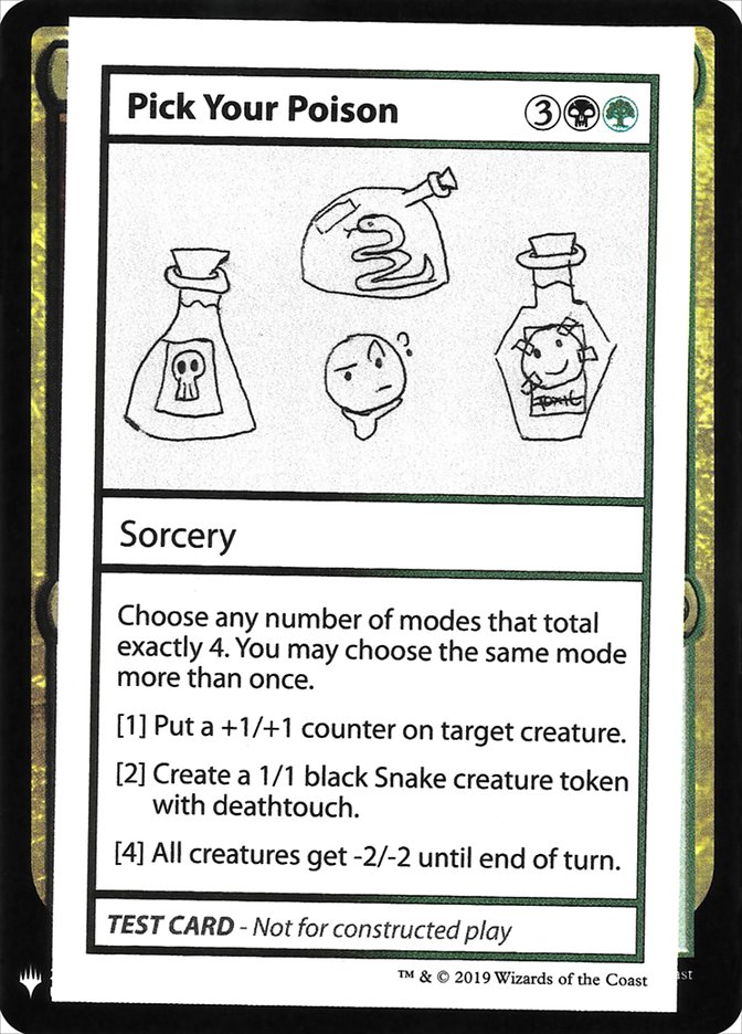 Pick Your Poison [Mystery Booster Playtest Cards] | Gear Gaming Bentonville