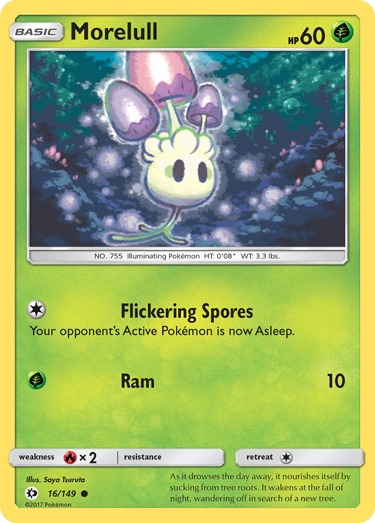 Morelull (16/149) [Sun & Moon: Base Set] | Gear Gaming Bentonville
