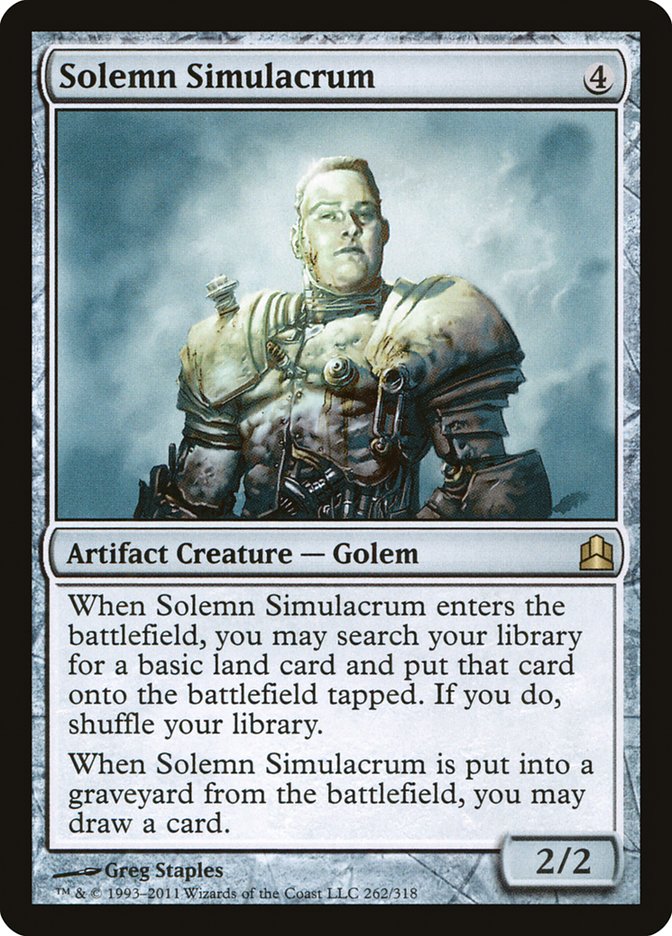 Solemn Simulacrum [Commander 2011] | Gear Gaming Bentonville