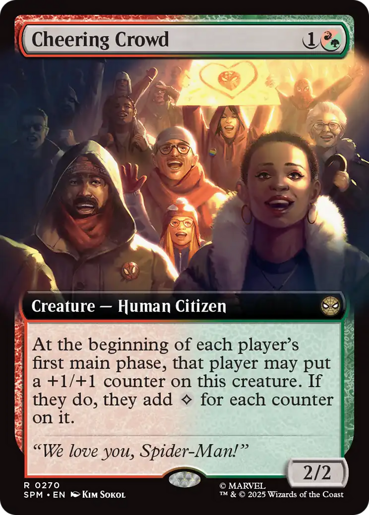 Cheering Crowd (Extended Art) [Marvel's Spider-Man] | Gear Gaming Bentonville