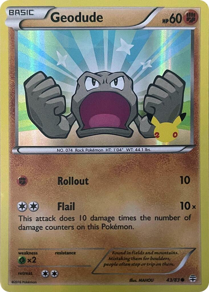 Geodude (043/083) [Celebrations: 25th Anniversary] | Gear Gaming Bentonville