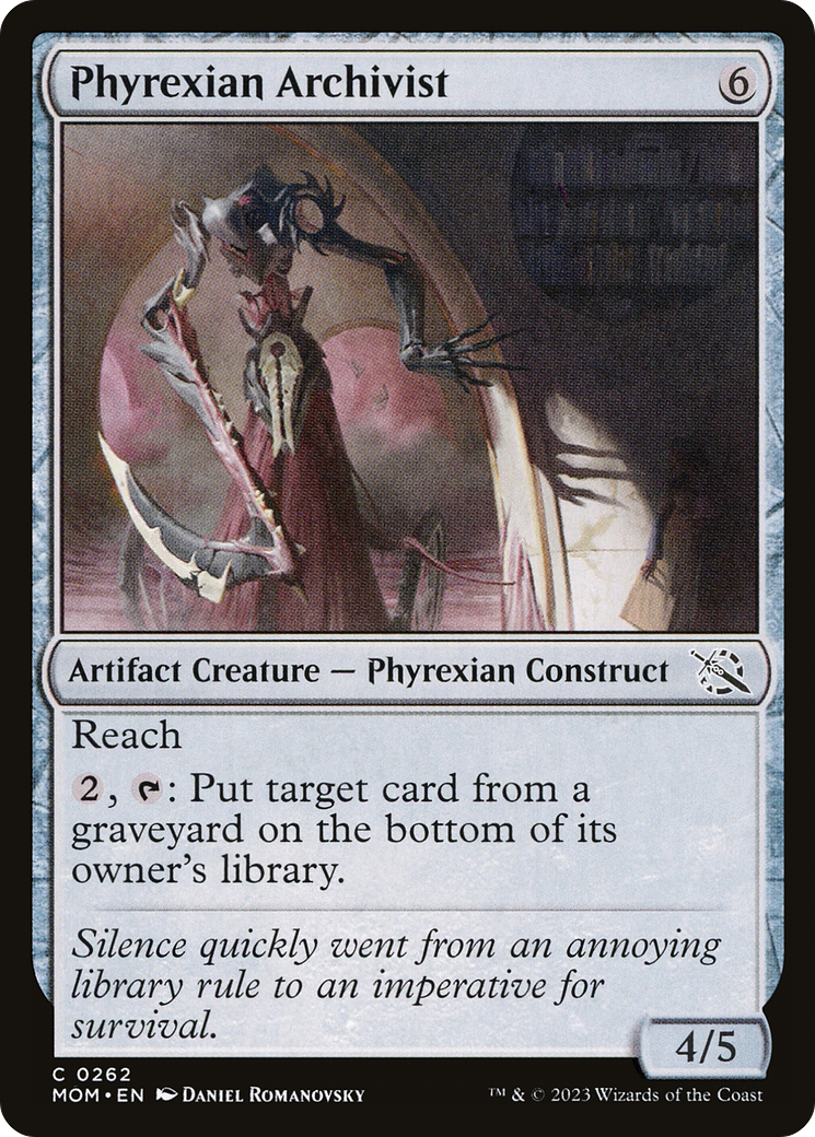 Phyrexian Archivist [March of the Machine] | Gear Gaming Bentonville