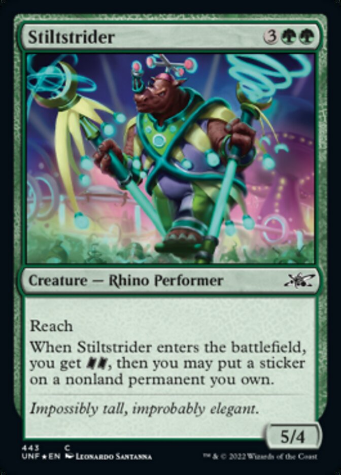 Stiltstrider (Galaxy Foil) [Unfinity] | Gear Gaming Bentonville