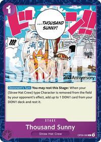 Thousand Sunny [Emperors in the New World: 2nd Anniversary Tournament Cards] | Gear Gaming Bentonville