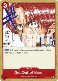 Get Out of Here! [Emperors in the New World: 2nd Anniversary Tournament Cards] | Gear Gaming Bentonville