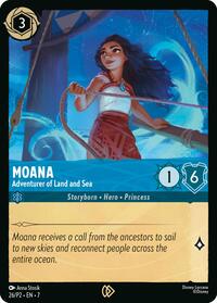 Moana - Adventurer of Land and Sea (26) [Disney Lorcana Promo Cards] | Gear Gaming Bentonville