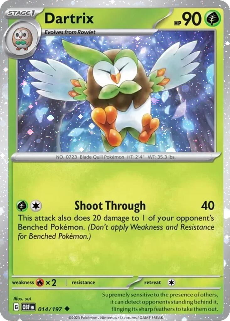 Dartrix (014/197) (Cosmos Holo) [Miscellaneous Cards] | Gear Gaming Bentonville