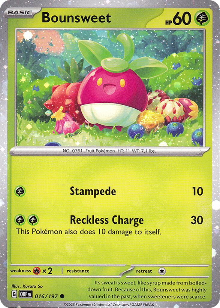 Bounsweet (016/197) (Cosmos Holo) [Miscellaneous Cards] | Gear Gaming Bentonville