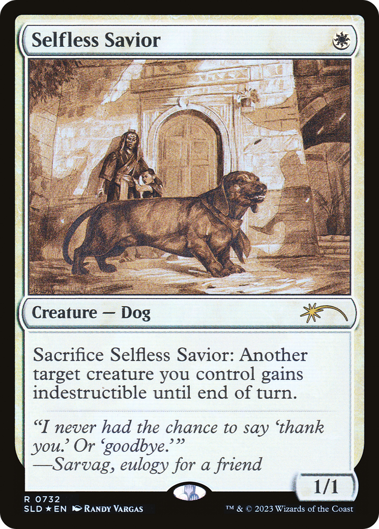 Selfless Savior (Sketch) [Secret Lair Drop Promos] | Gear Gaming Bentonville