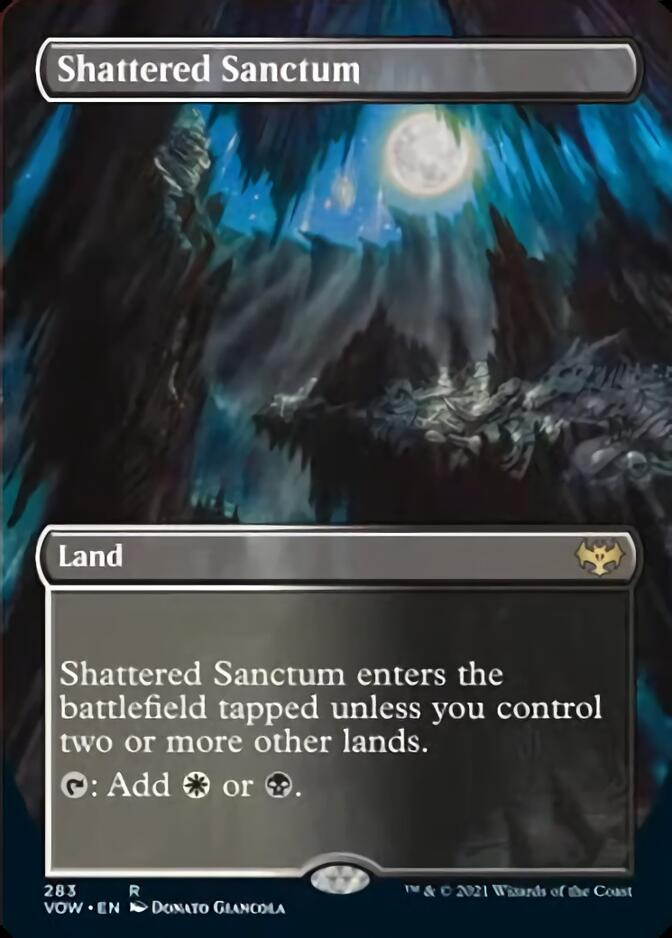 Shattered Sanctum (Borderless Alternate Art) [Innistrad: Crimson Vow] | Gear Gaming Bentonville