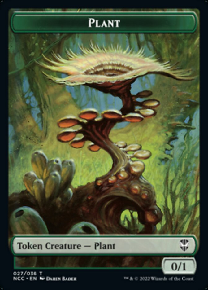 Plant // Citizen Double-Sided Token [Streets of New Capenna Commander Tokens] | Gear Gaming Bentonville