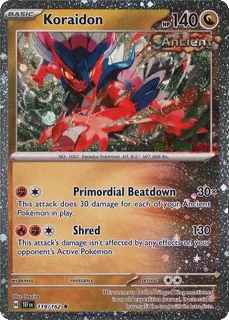 Koraidon (119/162) (Cosmos Holo) [Miscellaneous Cards] | Gear Gaming Bentonville