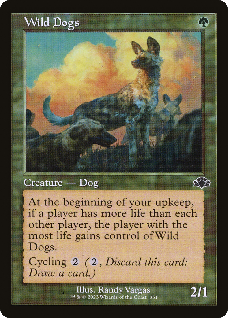 Wild Dogs (Retro) [Dominaria Remastered] | Gear Gaming Bentonville