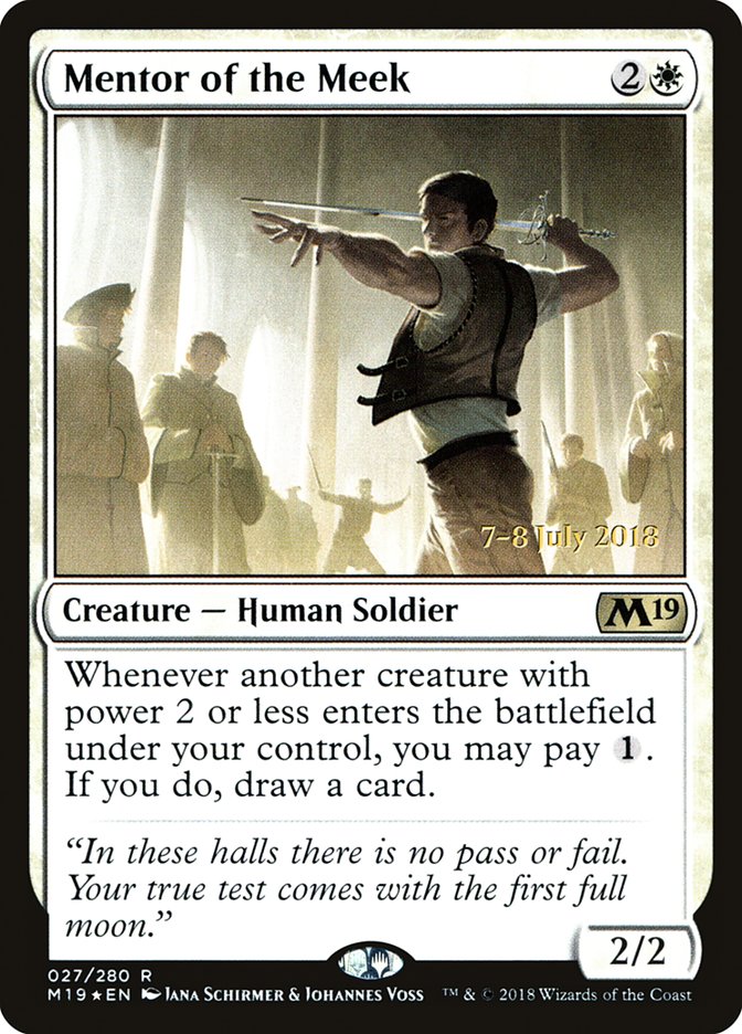 Mentor of the Meek [Core Set 2019 Prerelease Promos] | Gear Gaming Bentonville