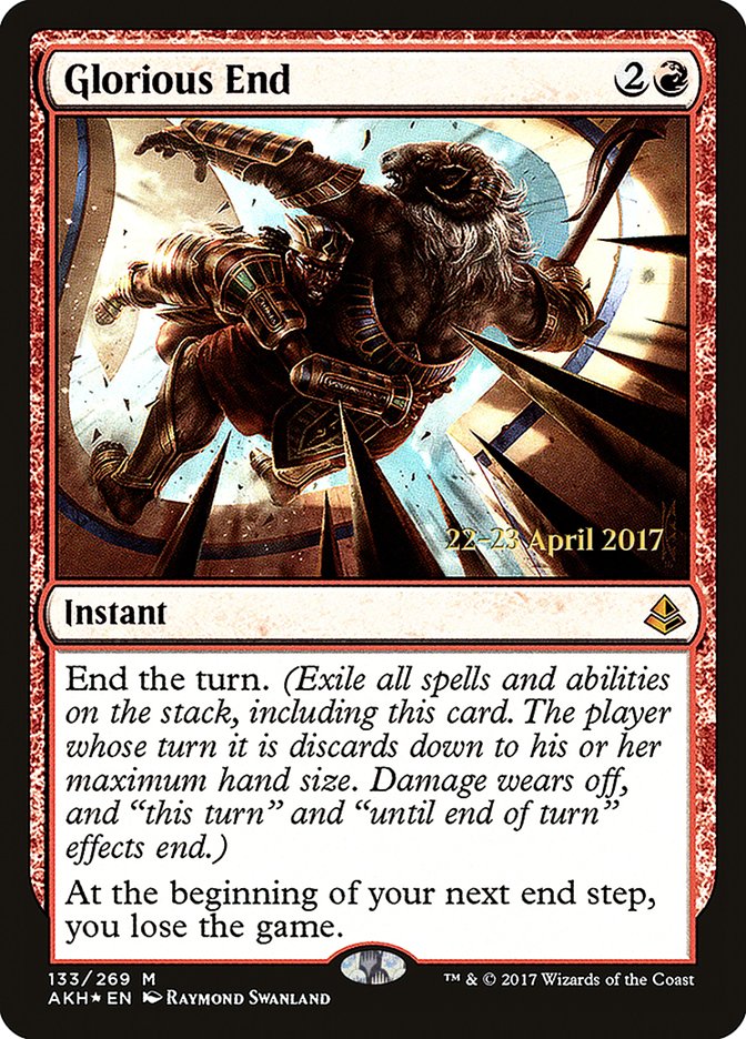 Glorious End [Amonkhet Prerelease Promos] | Gear Gaming Bentonville