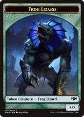 Ooze // Frog Lizard Double-Sided Token [Ravnica Allegiance Guild Kit Tokens] | Gear Gaming Bentonville