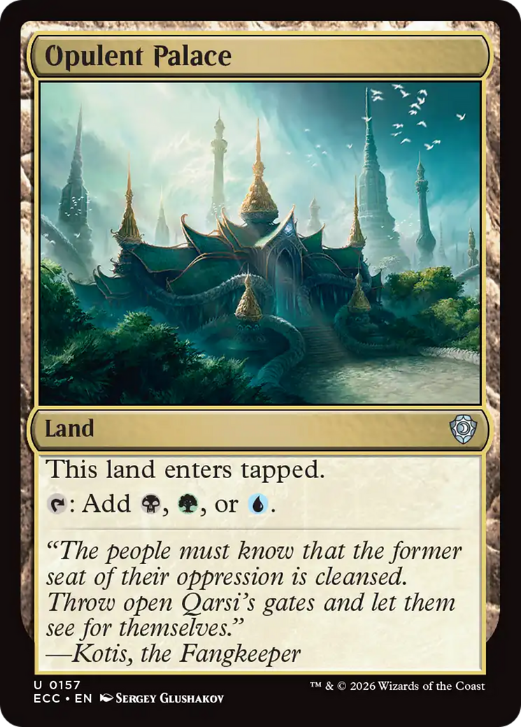 Opulent Palace [Lorwyn Eclipsed Commander] | Gear Gaming Bentonville