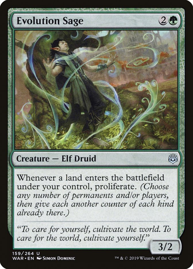 Evolution Sage [War of the Spark] | Gear Gaming Bentonville
