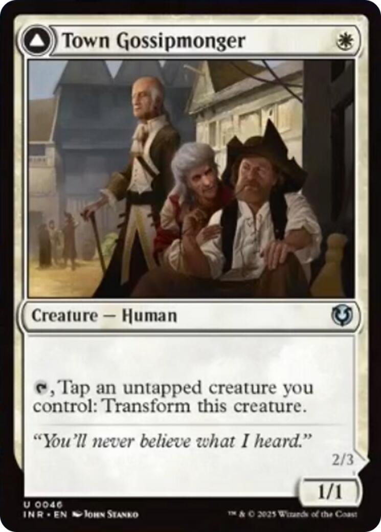 Town Gossipmonger // Incited Rabble [Innistrad Remastered] | Gear Gaming Bentonville