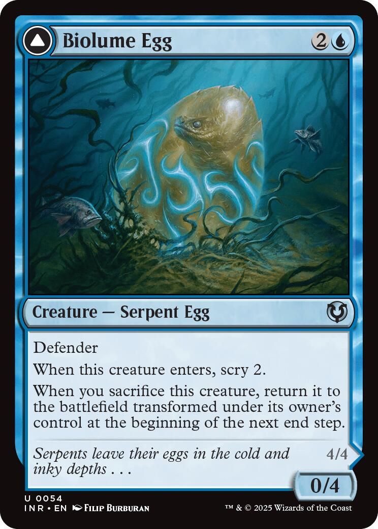 Biolume Egg // Biolume Serpent [Innistrad Remastered] | Gear Gaming Bentonville