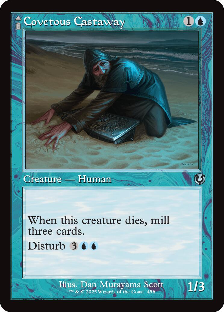 Covetous Castaway // Ghostly Castigator (Retro Frame) [Innistrad Remastered] | Gear Gaming Bentonville