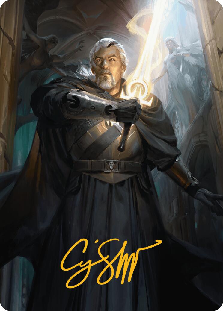 Odric, Lunarch Marshal Art Card (Gold-Stamped Signature) [Innistrad Remastered Art Series] | Gear Gaming Bentonville