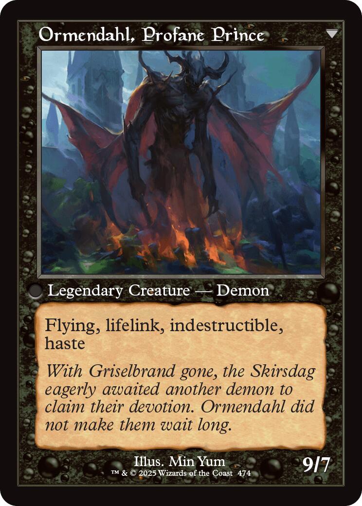 Westvale Abbey // Ormendahl, Profane Prince (Retro Frame) [Innistrad Remastered] | Gear Gaming Bentonville