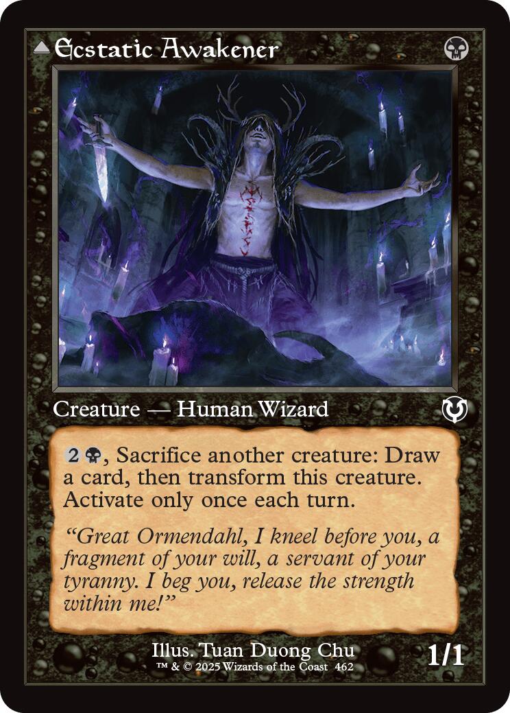 Ecstatic Awakener // Awoken Demon (Retro Frame) [Innistrad Remastered] | Gear Gaming Bentonville