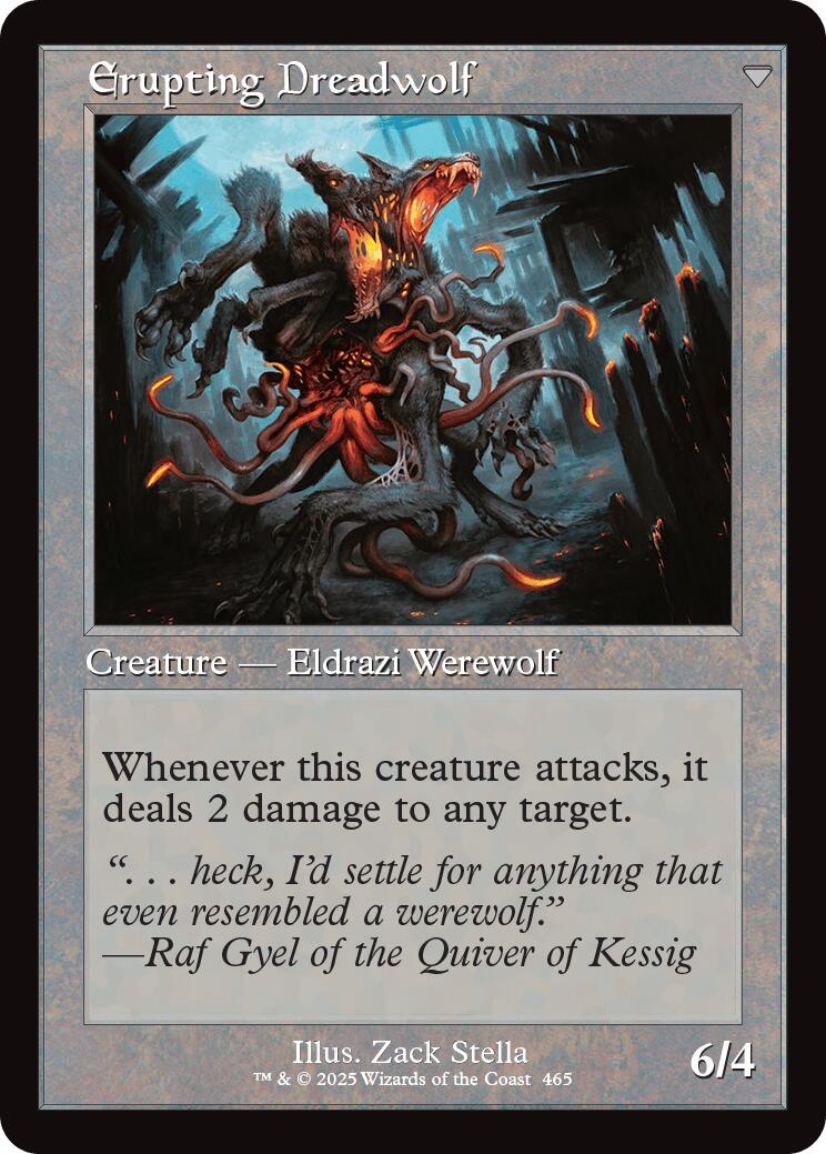 Smoldering Werewolf // Erupting Dreadwolf (Retro Frame) [Innistrad Remastered] | Gear Gaming Bentonville