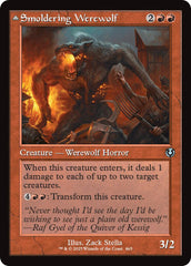 Smoldering Werewolf // Erupting Dreadwolf (Retro Frame) [Innistrad Remastered] | Gear Gaming Bentonville