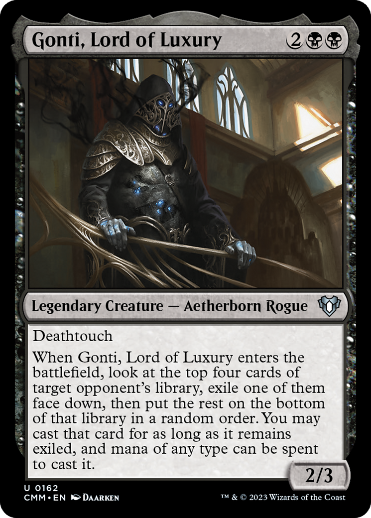 Gonti, Lord of Luxury [Commander Masters] | Gear Gaming Bentonville