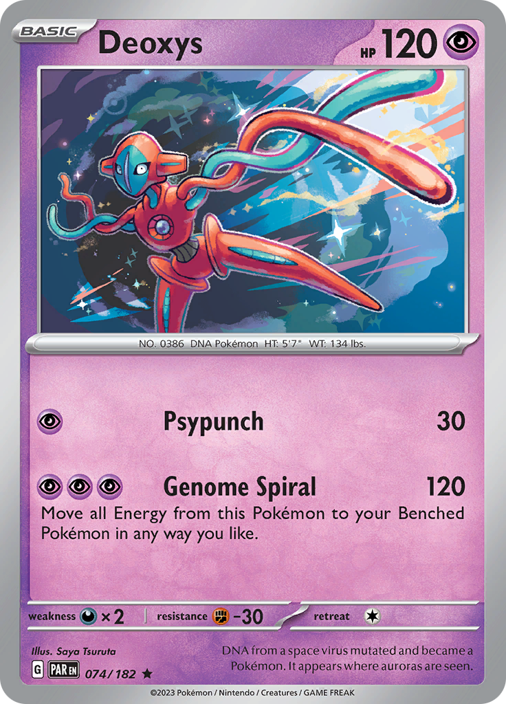 Deoxys (074/182) [Scarlet & Violet: Paradox Rift] | Gear Gaming Bentonville