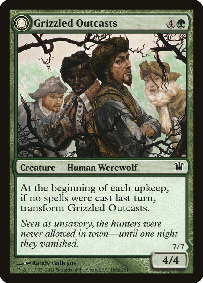 Grizzled Outcasts // Krallenhorde Wantons [Innistrad] | Gear Gaming Bentonville
