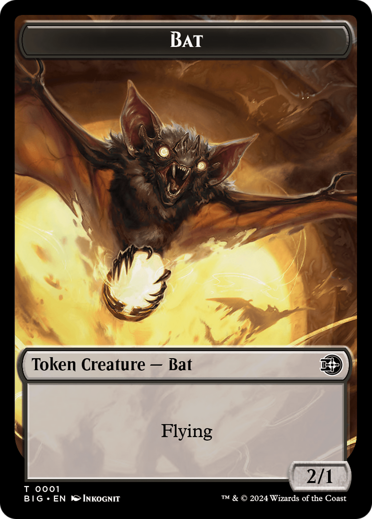 Bat Token [Outlaws of Thunder Junction: The Big Score Tokens] | Gear Gaming Bentonville